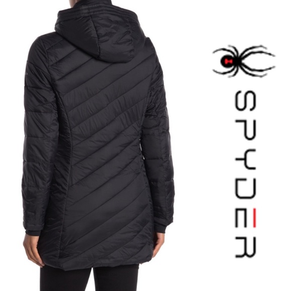 NWT SPYDER Boundless Quilted Long Jacket - Picture 3 of 16
